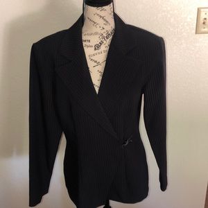 Navy blue pant suit